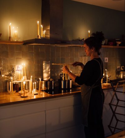 taller de velas de cera de abeja