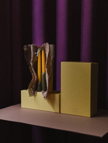 Pack 2 velas Alba en caja de regalo