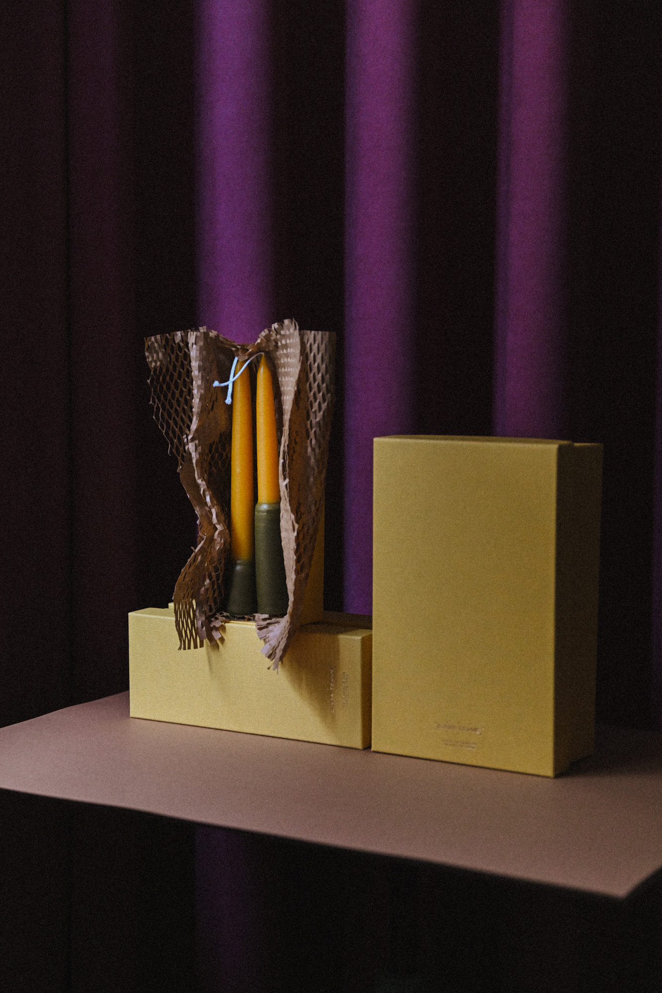 Pack 2 velas Alba en caja de regalo