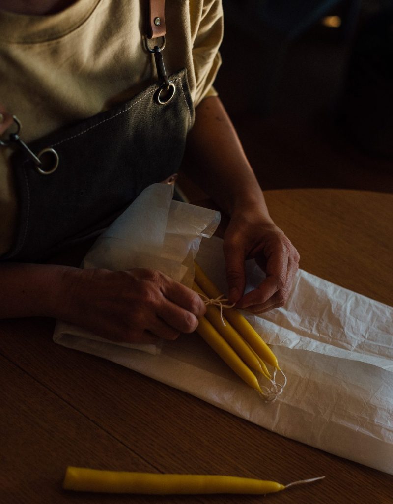 Pack de seis velas de abeja