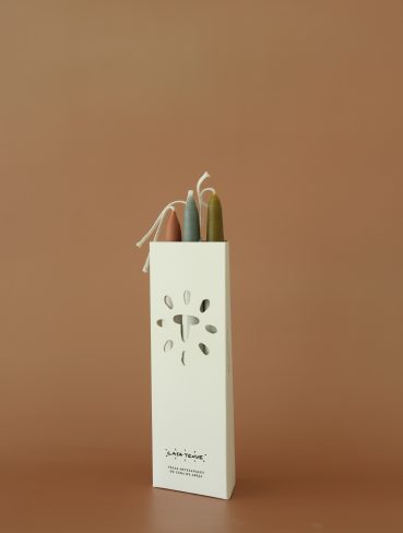 Pack de cinco velas de colores