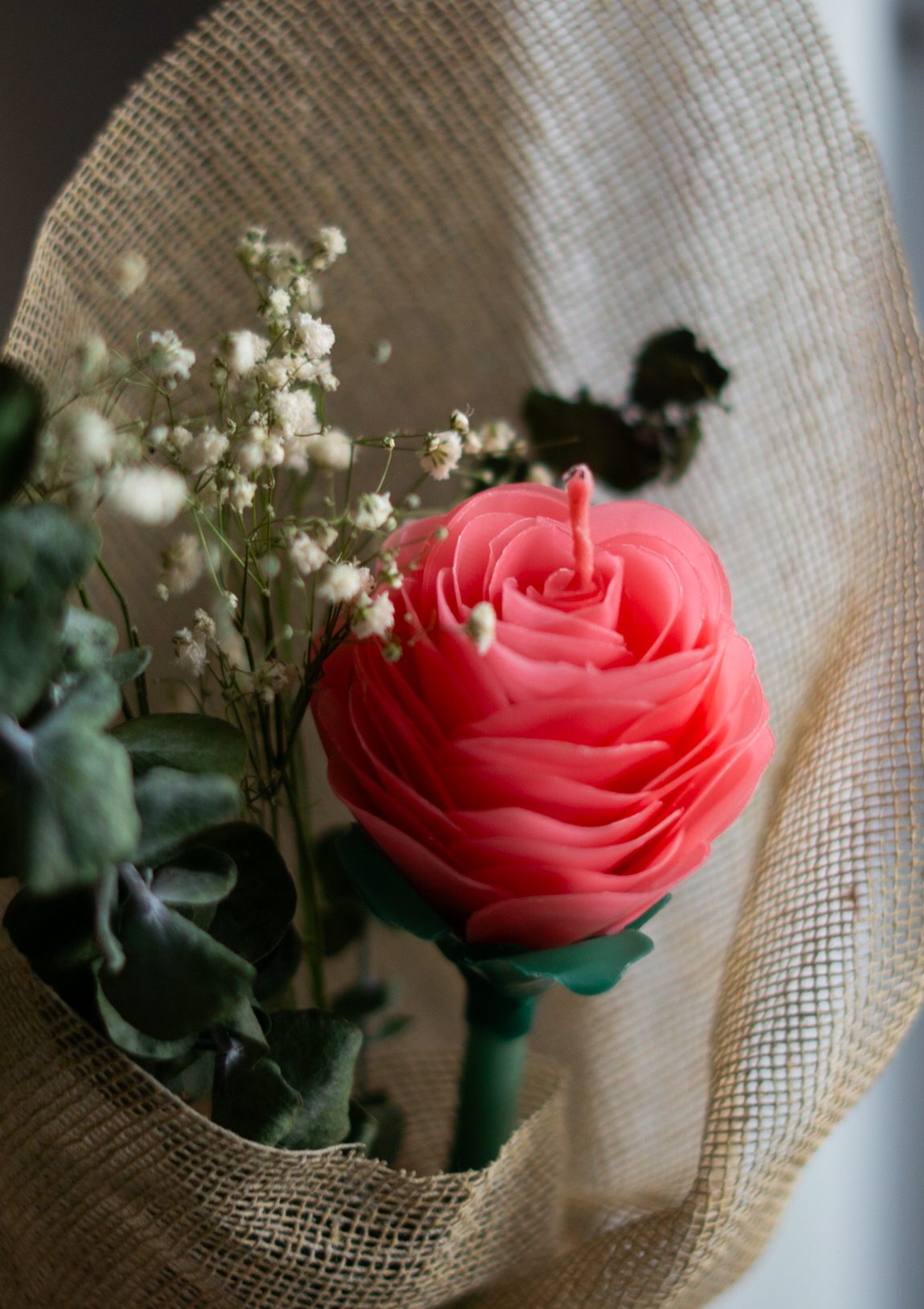 Taller de velas flores